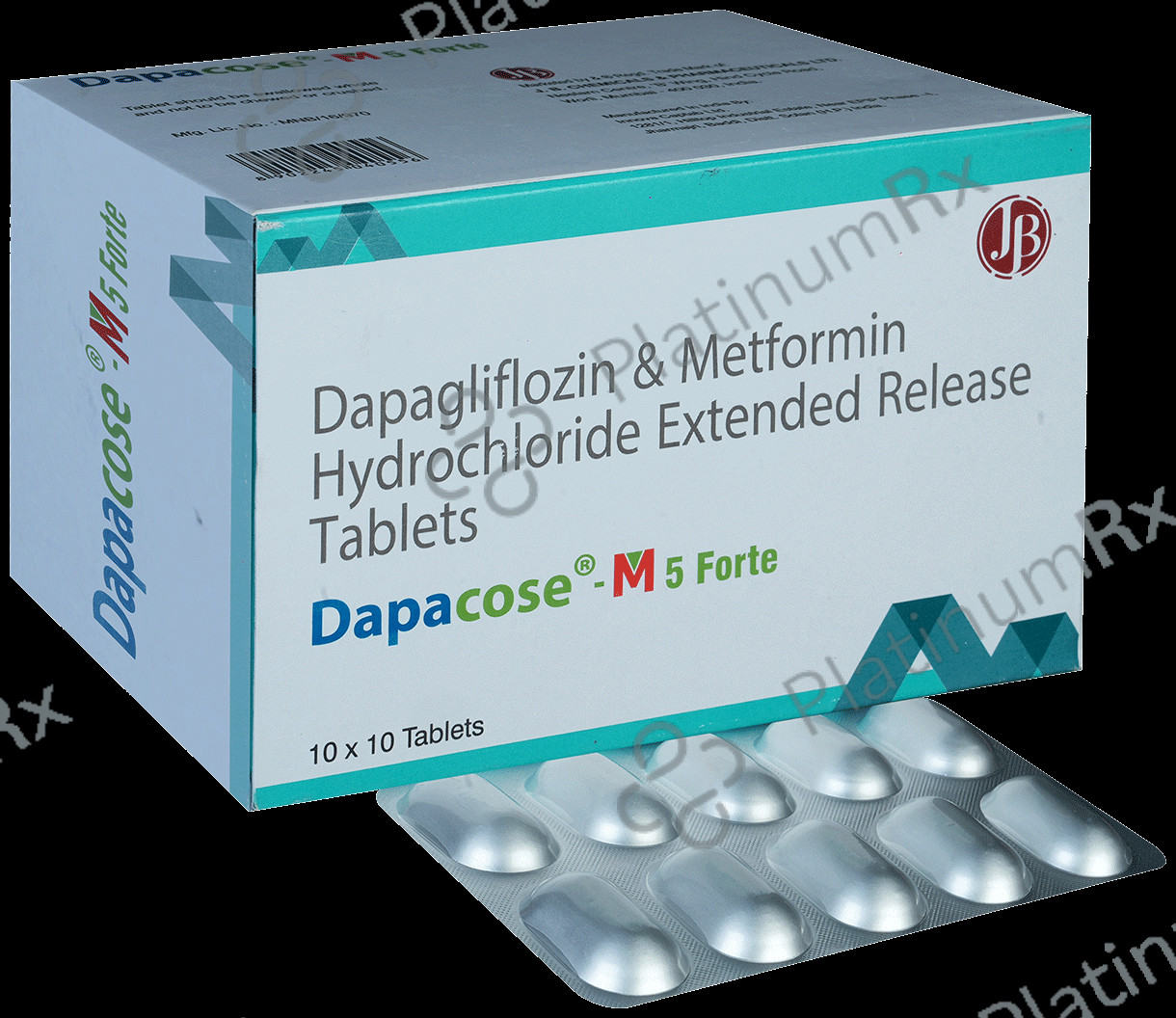Dapacose M 5/1000mg Forte Tablet ER 10s
