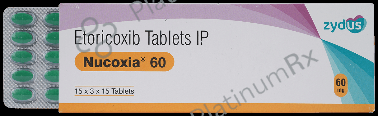 Nucoxia 60mg Tablet 15s