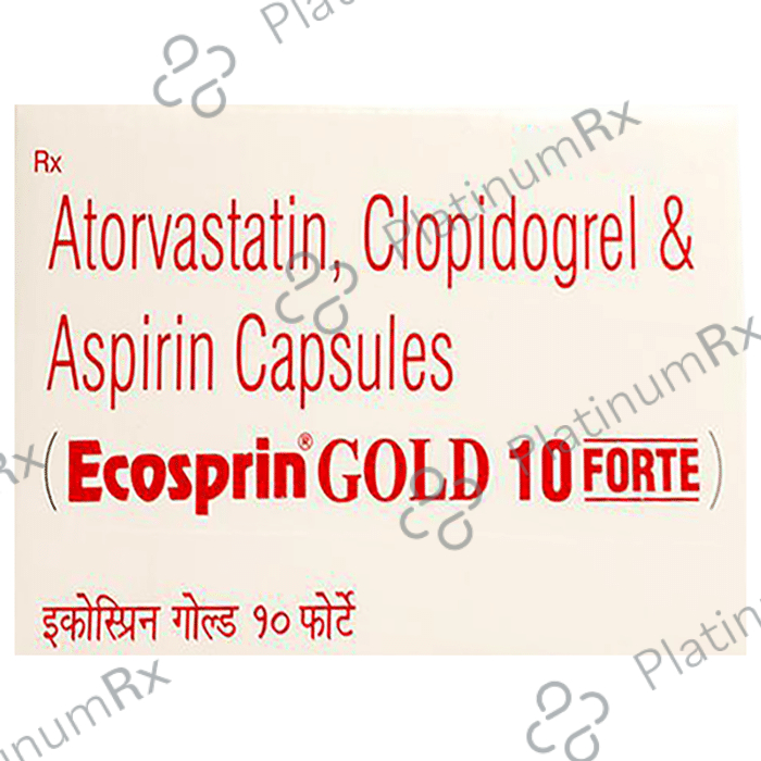 Ecosprin Gold forte 150/10/75mg Capsule 10s