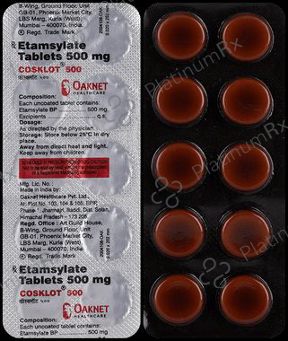 Cosklot 500mg Tablet 10s