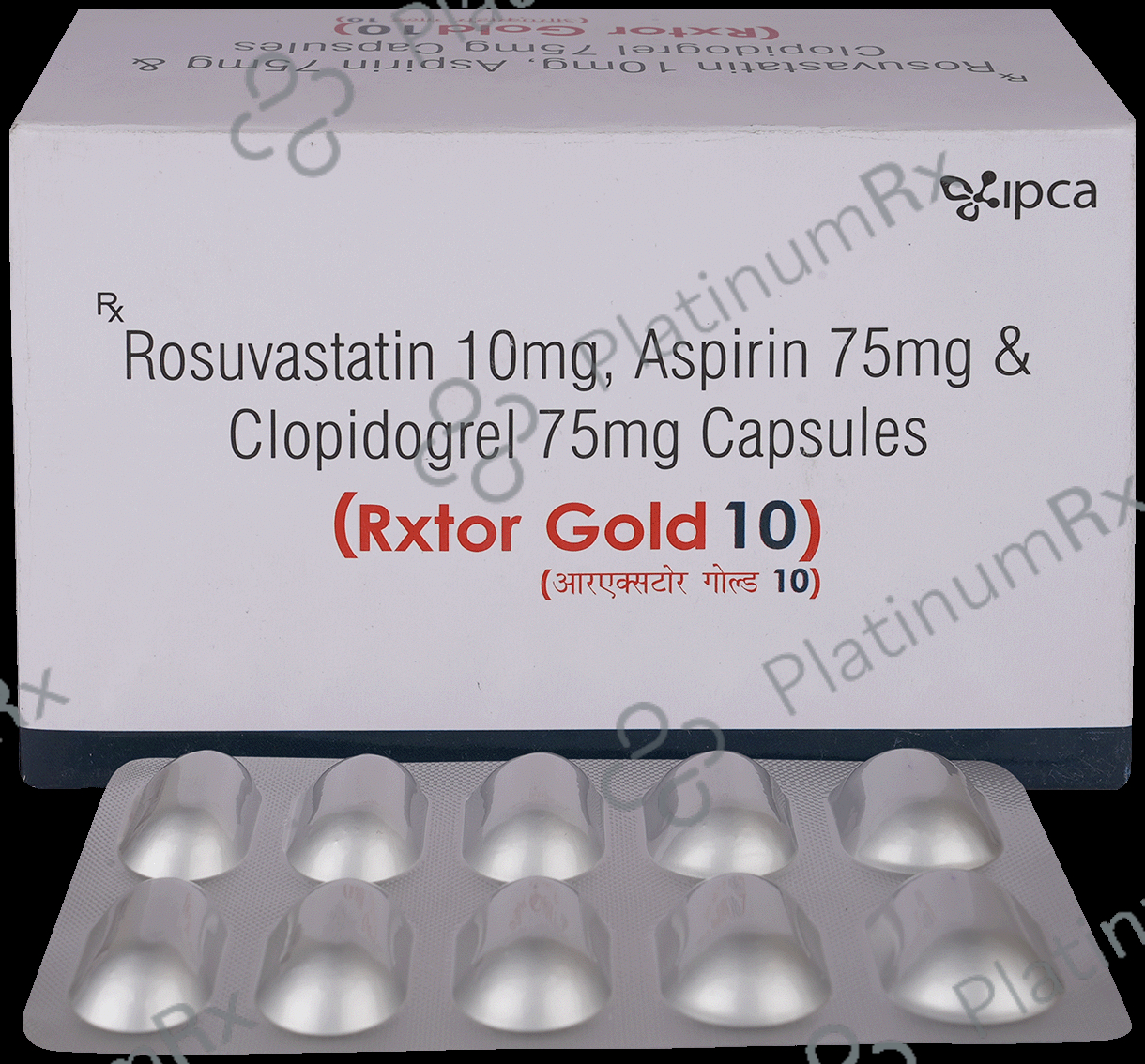 Rxtor Gold 10/75/75mg Capsule 10s