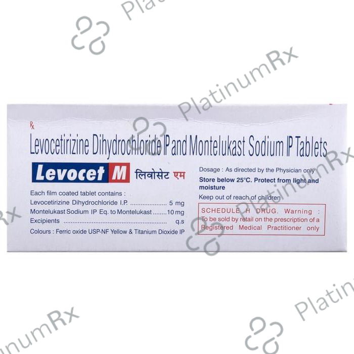 Levocet M 5/10mg Tablet 10s
