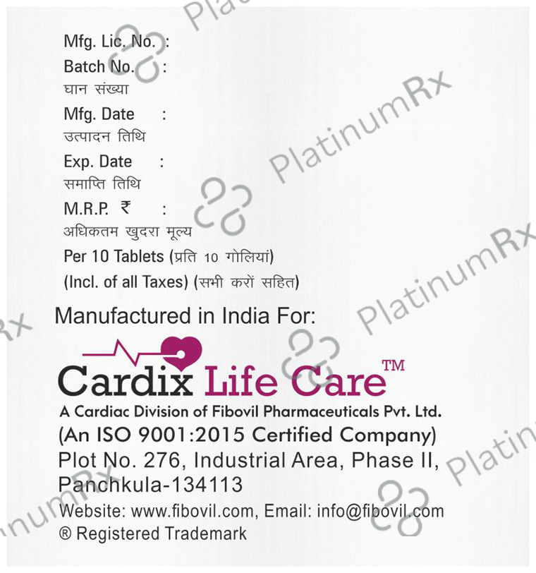 Cardcilin 20 Tablet