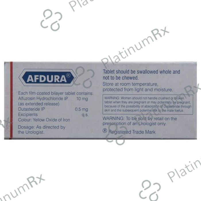 Afdura 10/0.5mg Tablet ER 10s