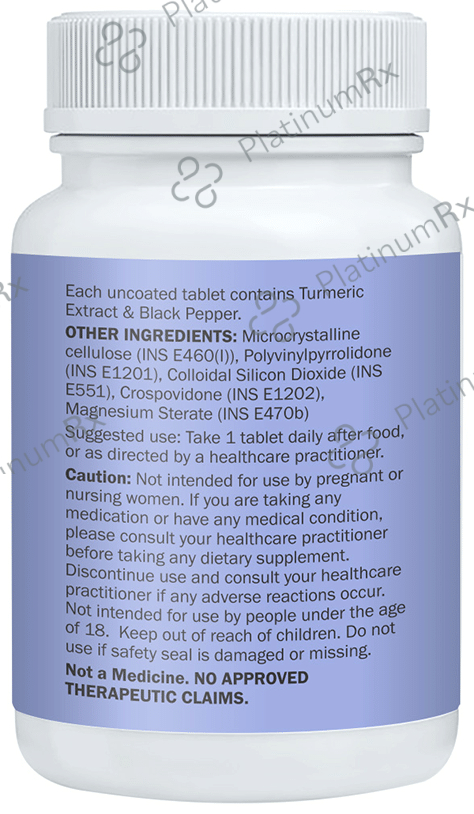 Azafran Actives Turmeric and Piperine Extract Tablet