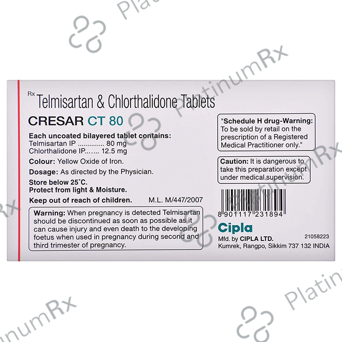 Cresar CT 80 Tablet