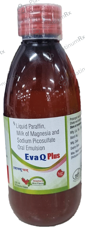 Eva Q Plus Strawberry Mint Sugar Free Oral Emulsion 150ml