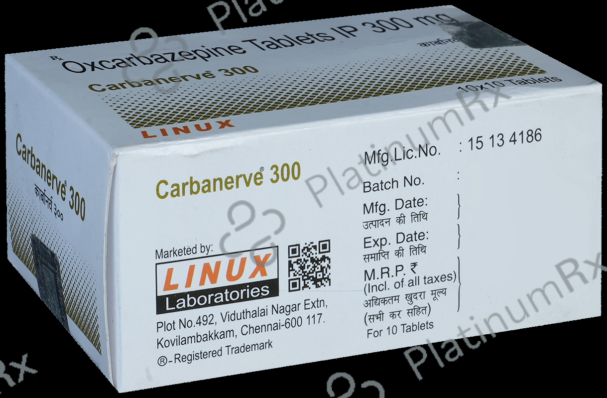 Carbanerve 300mg Tab 10s