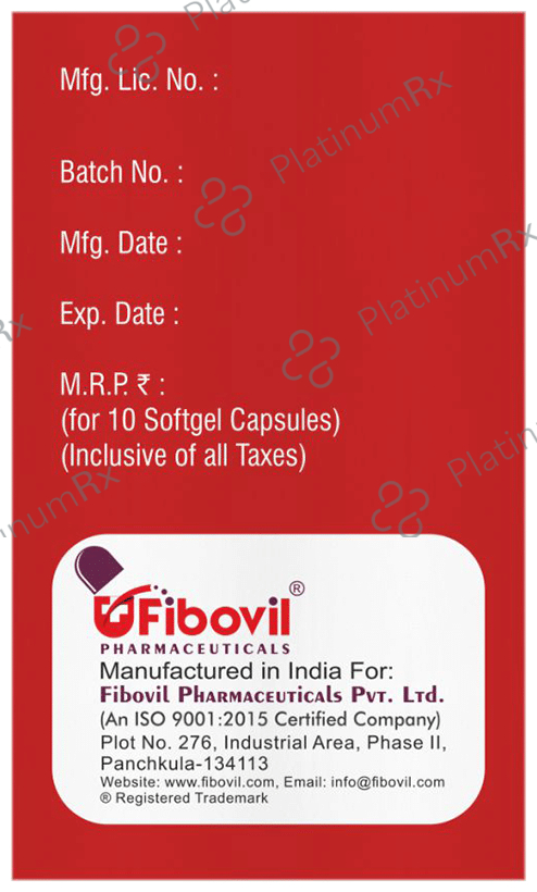 Fervil XT Soft Gelatin Capsule