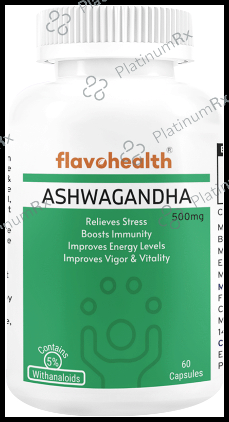 Flavohealth Ashwagandha 500mg Capsule