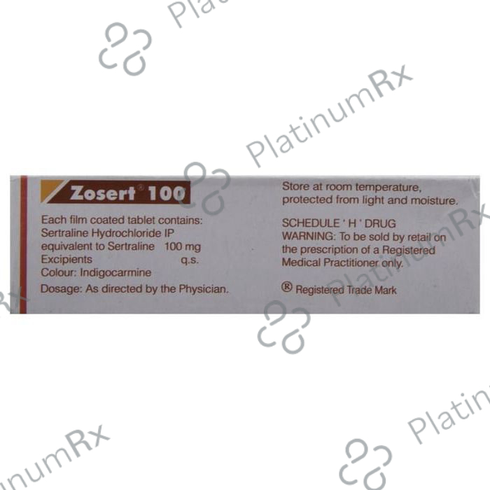 Zosert 100mg Tablet 10s