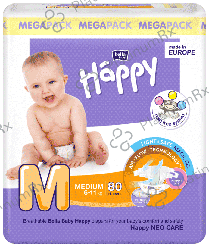 Bella Baby Happy Diaper Medium 80 diapers