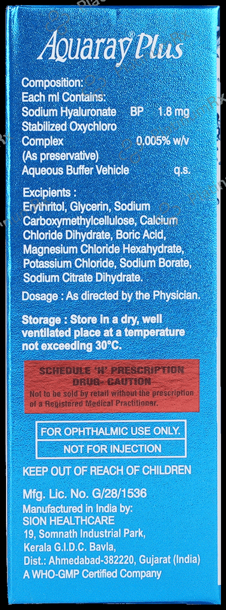 Aquaray Plus Eye Drop