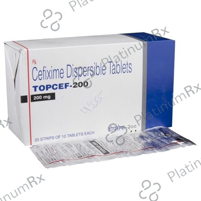 Topcef 200mg Tab DT 10s