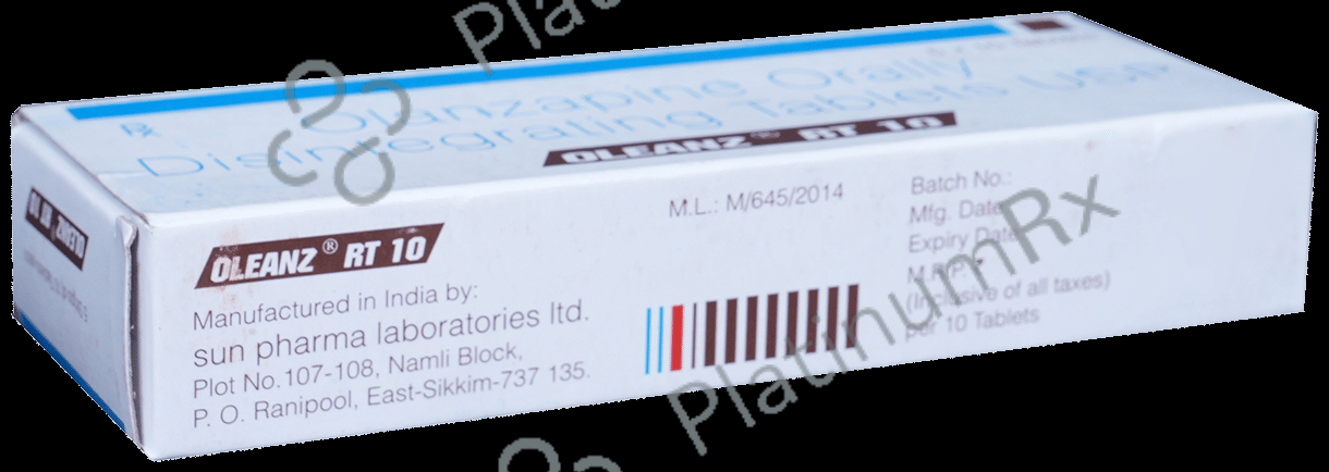 Oleanz RT 10mg Disintegrating Tablet 10s