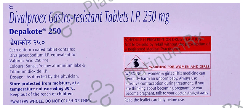 Depakote 250mg Tablet 15s