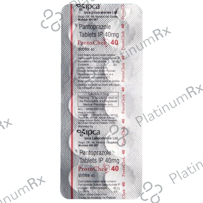 Protochek 40mg Tablet 10s