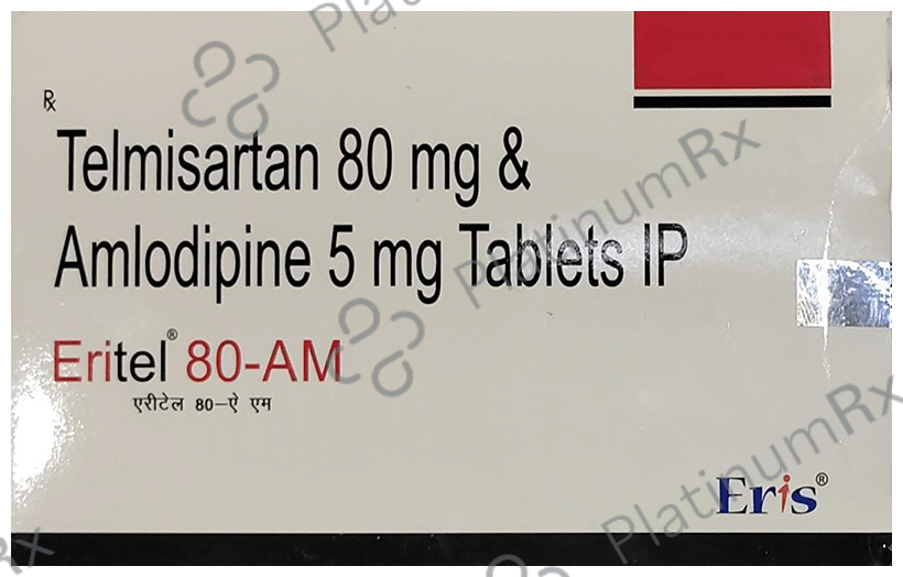 Eritel 80 AM 5/80mg Tablet 15s