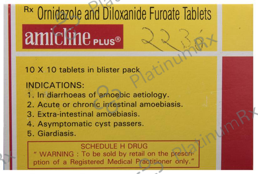 Amicline 375/250mg Plus Tablet 10s