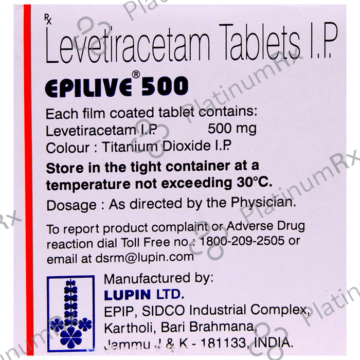 Epilive ER 500mg Tablet 10s