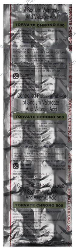 Torvate Chrono 500 333/145mg Tablet CR 10s