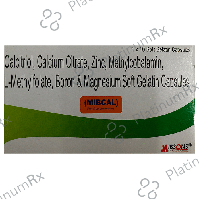 Mibcal Soft Gelatin Capsule