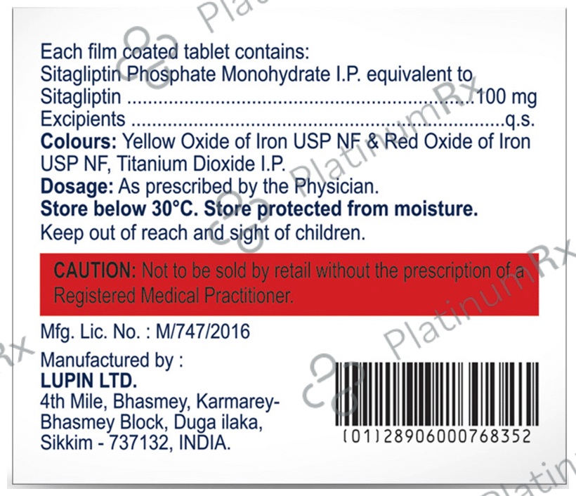 Sitabend 100mg Tablet 10s