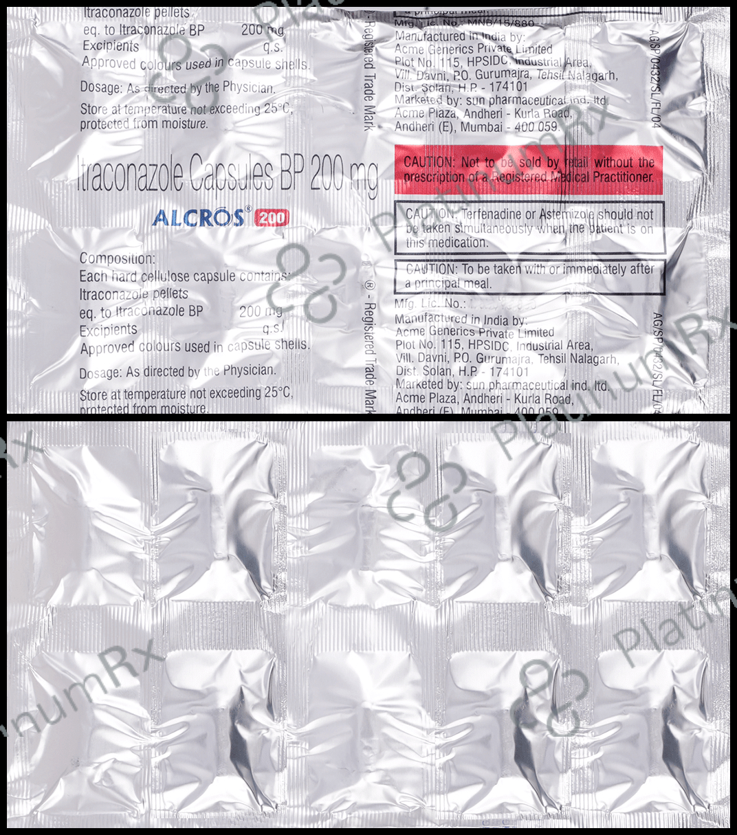 Alcros 200mg Capsule 10s