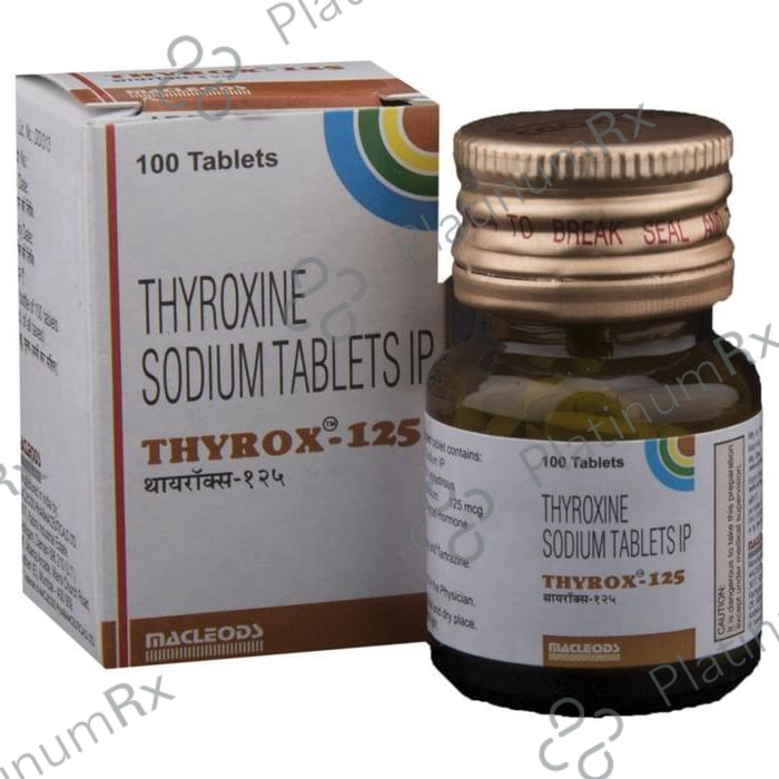 Thyrox 125 Tablet 100 tablets