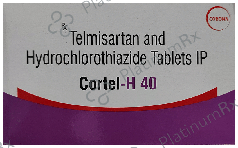 Cortel H 40 40/12.5mg Tablet 15s