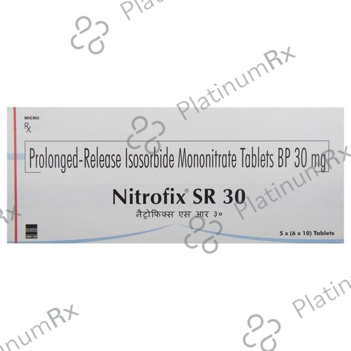 Nitrofix SR 30mg Tablet 10s