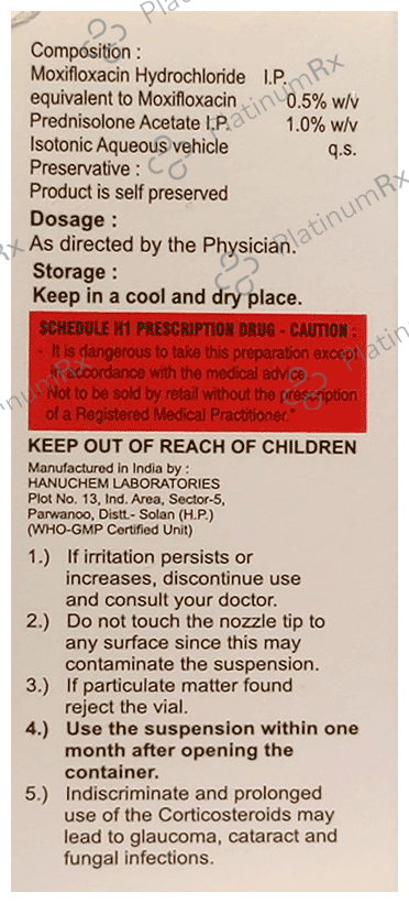 Moxi-P Eye Drop (Preservative Free)