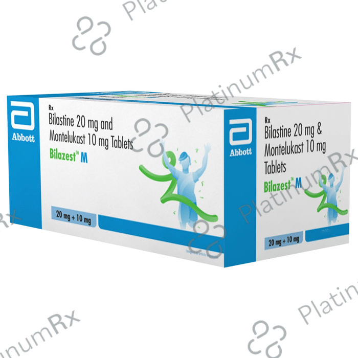 Bilazest M 20/10mg Tablet 10s
