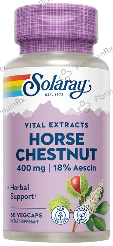 Solaray Horse Chestnut 400mg Vegcap