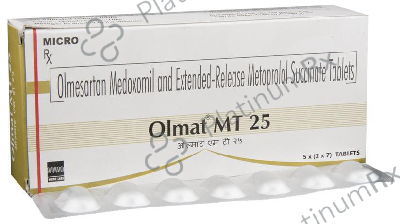 Olmat MT 25 Tablet ER 7 Tablet ER