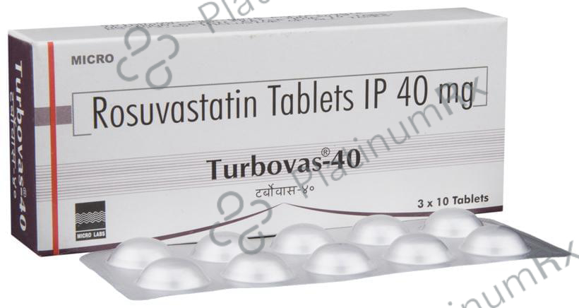 Turbovas 40mg Tablet 10s