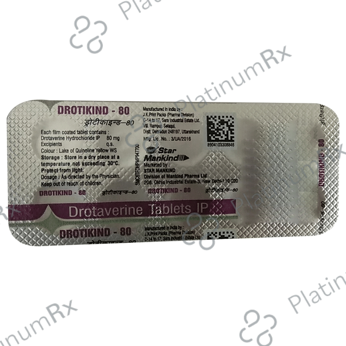 Drotikind 80mg Tablet