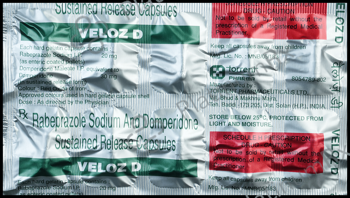 Veloz D 30/20mg Capsule SR 10s