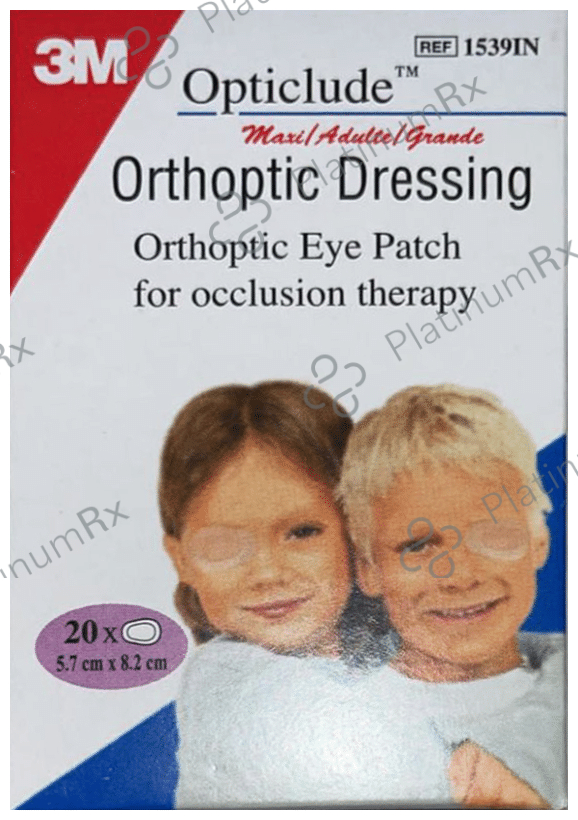 3M Opticlude Orthoptic Dressing Eye Patch for Occlusion Therapy 5.7cm x 8.2cm