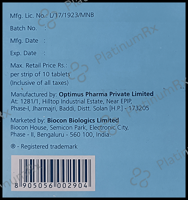 Tergra M Forte 50/1000mg Tablet 10s