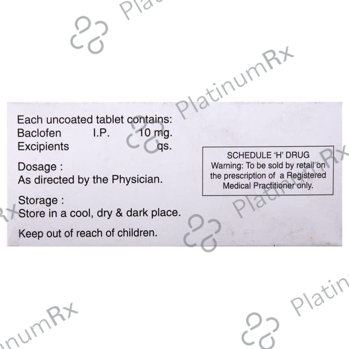 Bacfen 10mg Tablet 10s