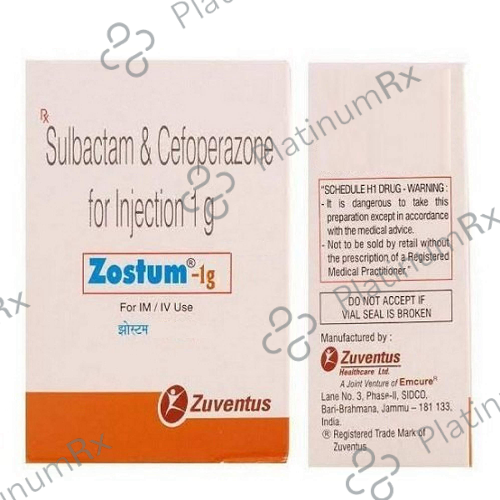 Zostum 1gm Injection 1s