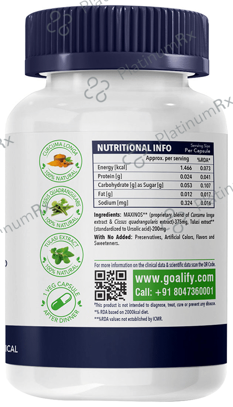 Goalify Nutrition Maxinos Veg Capsules