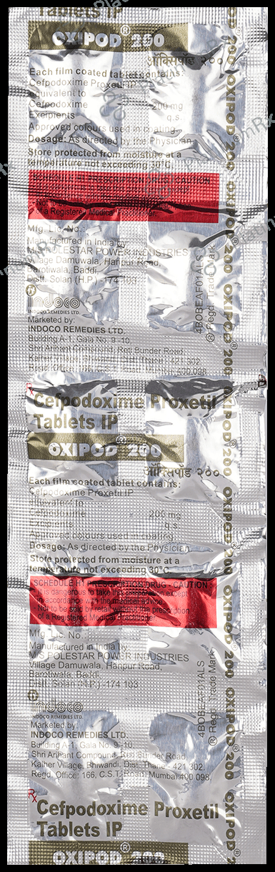 Oxipod 200mg Tablet 10s