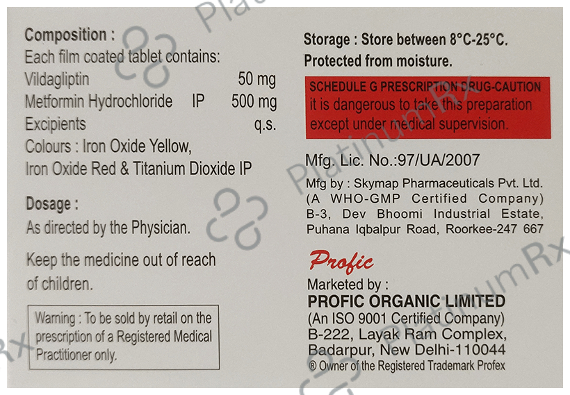 Profex-M 500mg/50mg Tablet