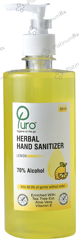 Puro Herbal Hand Sanitizer Lemon