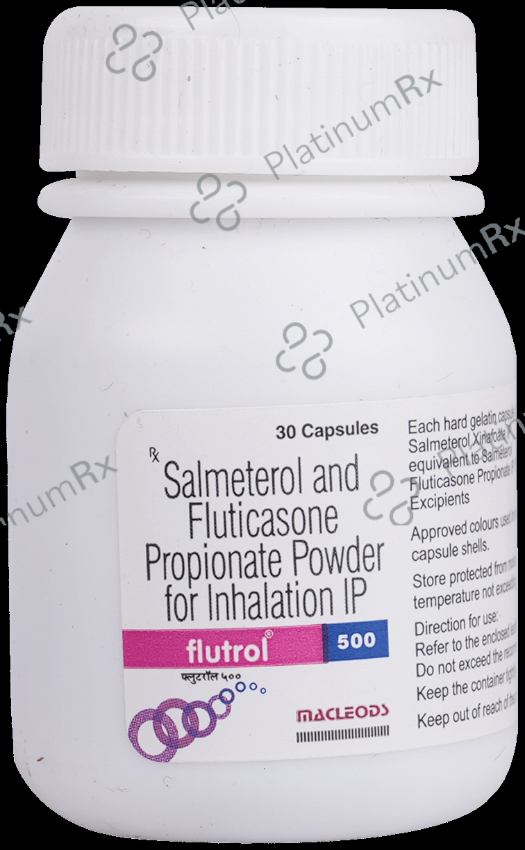 Flutrol 500/50mcg Capsule 30s