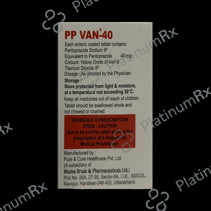 PP Van 40 Tablet