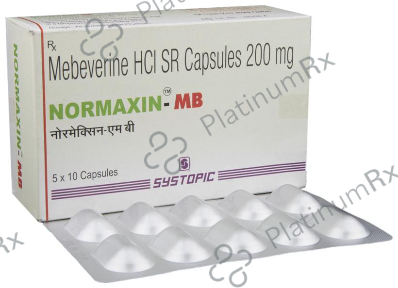 Normaxin MB 200mg SR Capsule 10s