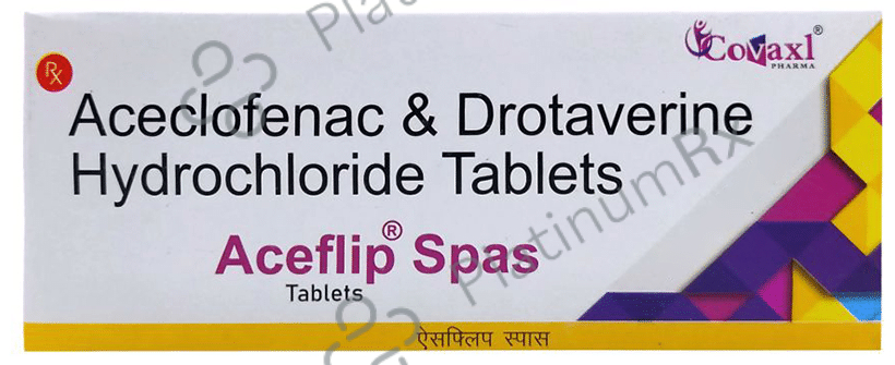 Aceflip Spas 80mg/100mg Tablet